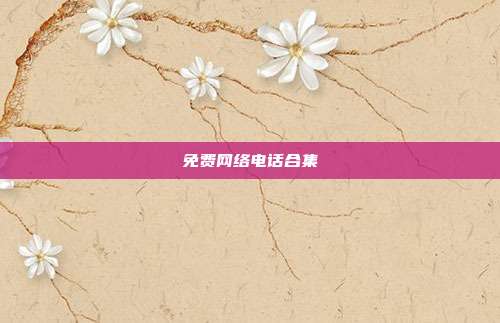 免费网络电话合集