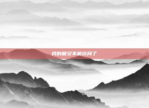 我的磨又不能访问了