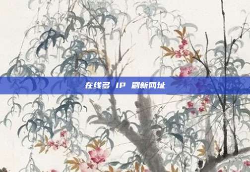 在线多 IP 刷新网址