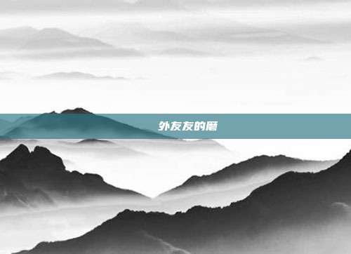 發現個國外友友的磨