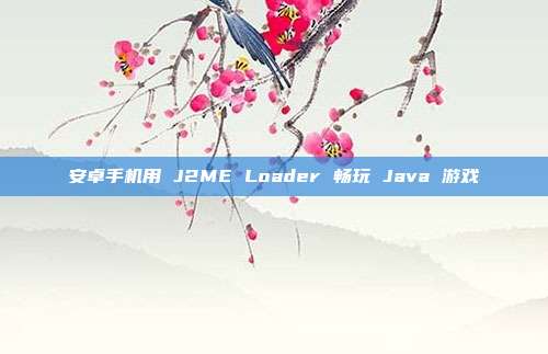安卓手机用 J2ME Loader 畅玩 Java 游戏