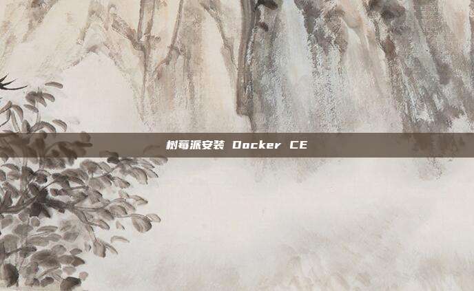 树莓派安装 Docker CE