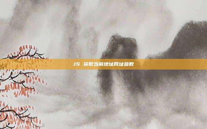 JS 获取当前地址网址参数