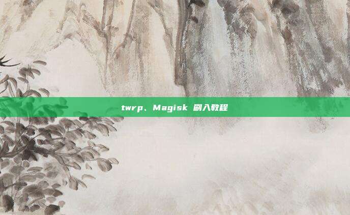 twrp、Magisk 刷入教程